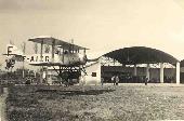 Arribada avio Harriot aerodrom Canudas Prat 1929