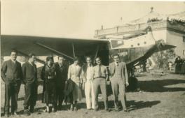 La Seu d'Urgell, primer vol linea d'Andorra 14-01-1932